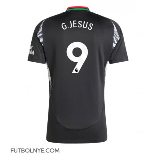 Camiseta Arsenal Gabriel Jesus #9 Visitante Equipación 2024-25 manga corta